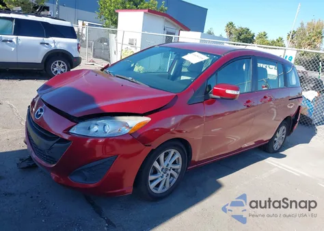 2014 Mazda Mazda5 Sport из США, поврежденный, VIN JM1CW2BL2E0167787